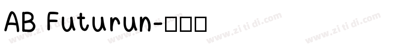 AB Futurun字体转换